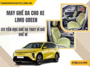 Hình Ảnh May Ghế Da Cho Xe Limo Green