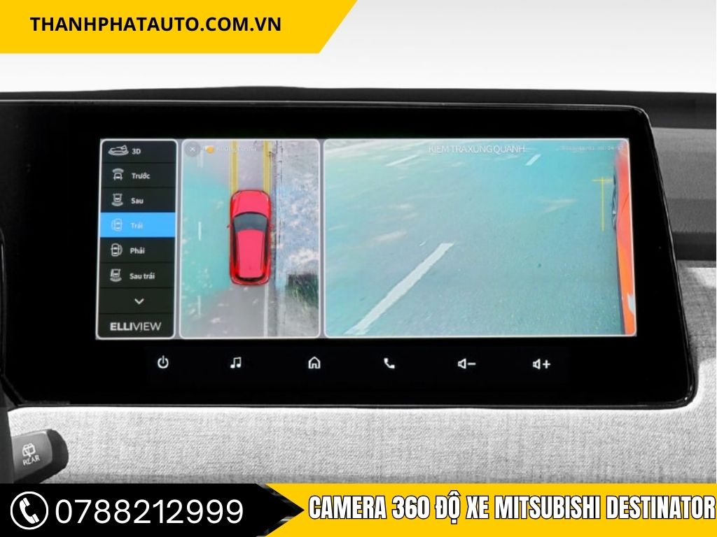 Camera 360 Độ Xe Mitsubishi Destinator – Hiện Đại Và Tiện Lợi