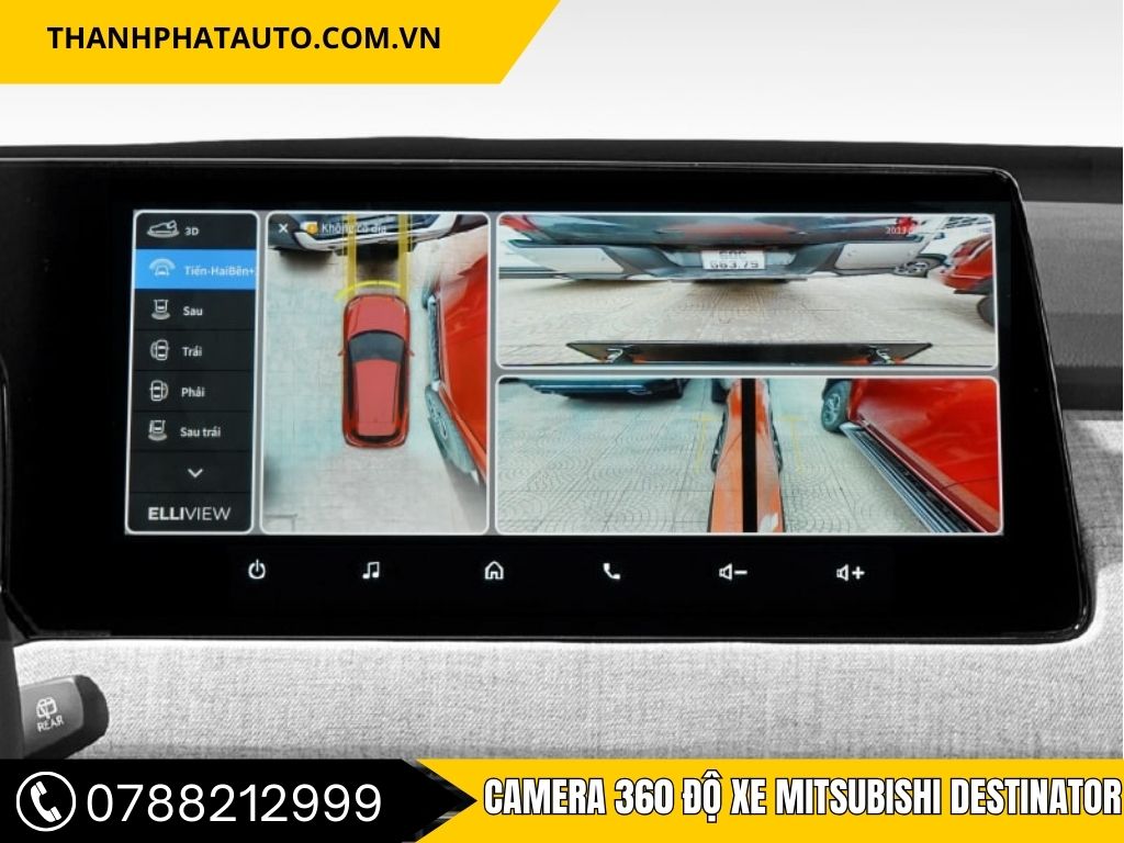 Camera 360 Độ Xe Mitsubishi Destinator – Hiện Đại Và Tiện Lợi