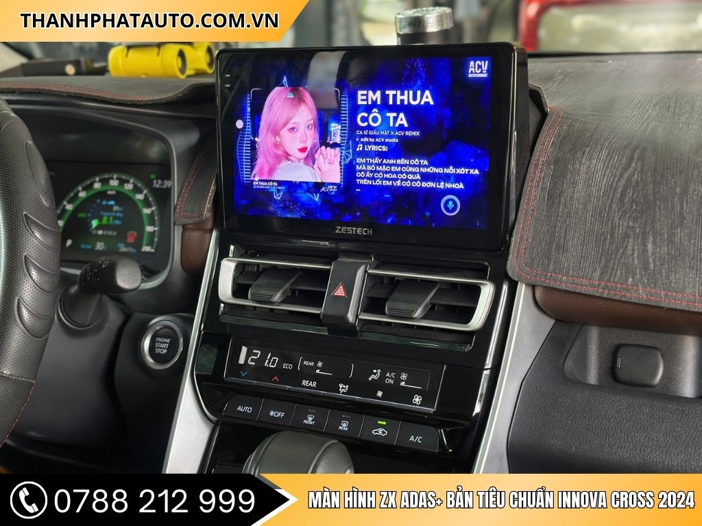 Màn Hình ZX ADAS+ Bản Tiêu Chuẩn Innova Cross 2024