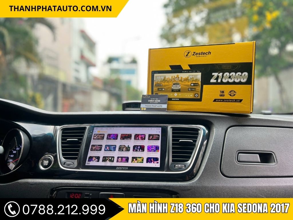 Màn Hình Z18 360 Cho Kia Sedona 2017