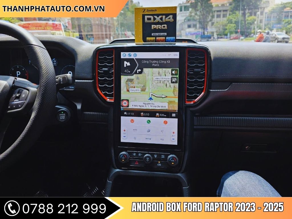 ANDROID BOX Cho Ford Raptor 2023 - 2025