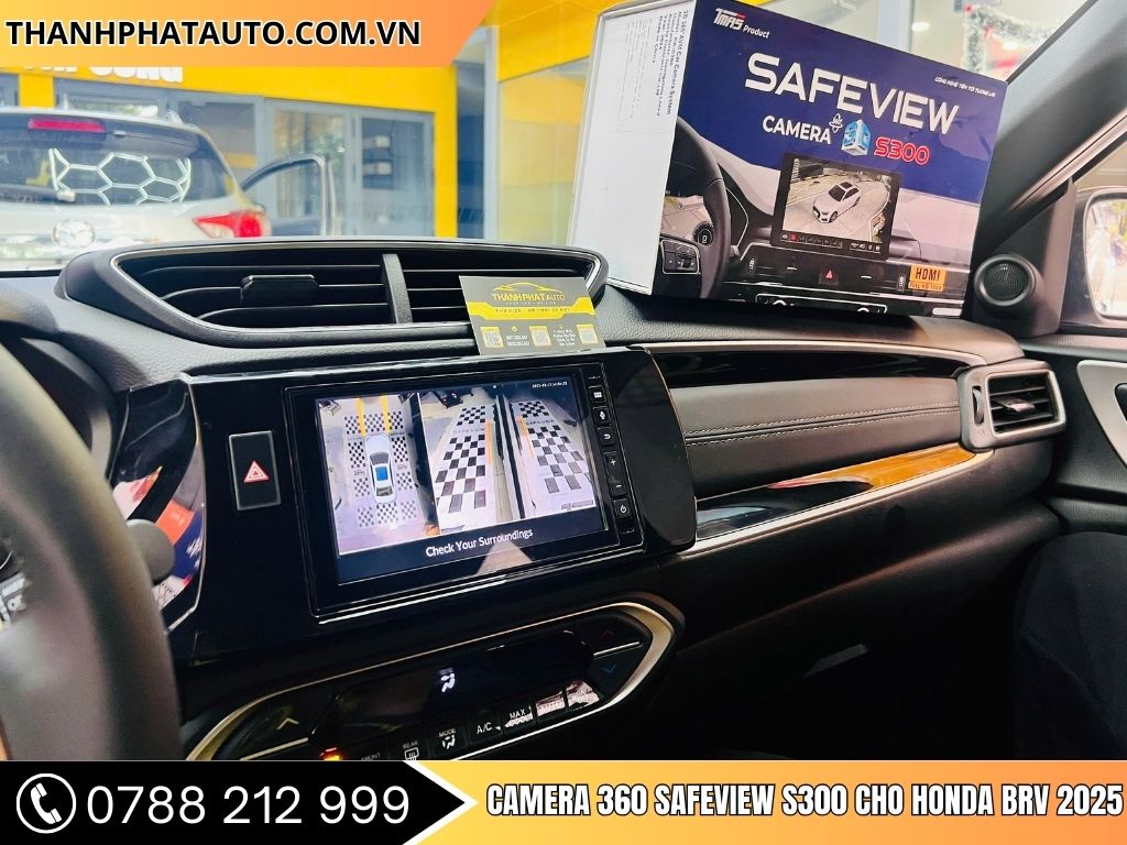 Camera 360 Safeview S300 Honda BRV 2025 