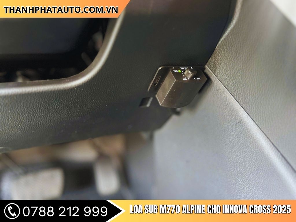Loa Sub M770 ALPINE Cho Innova Cross 2025