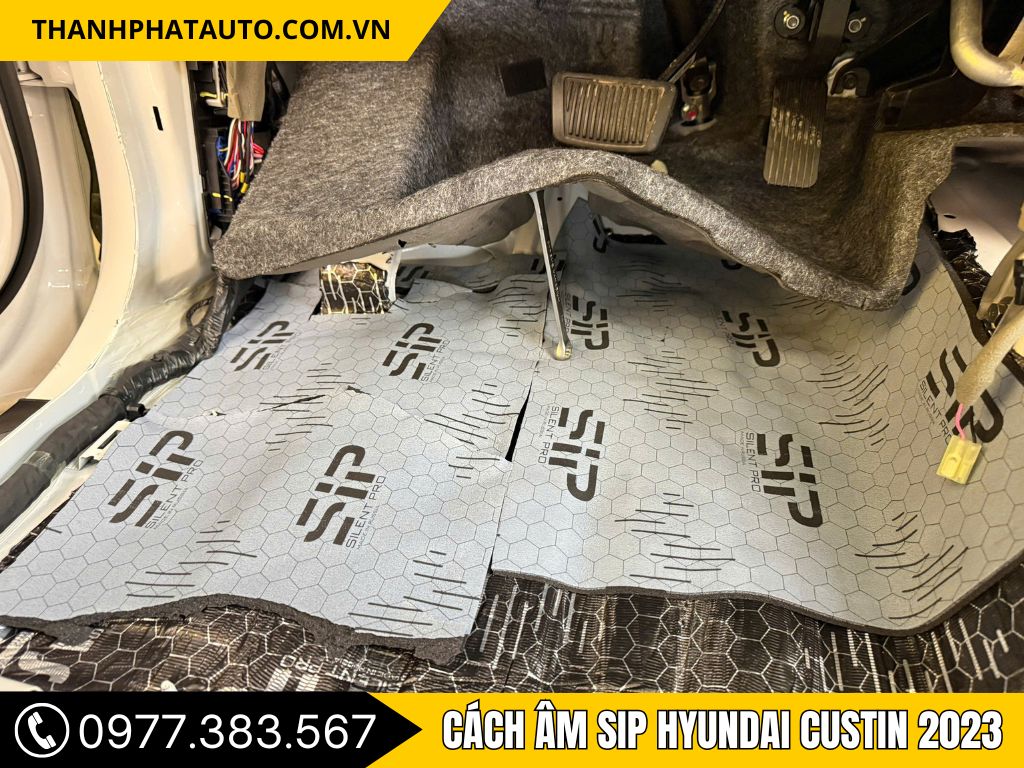  Cách Âm SIP Hyundai Custin 2023 