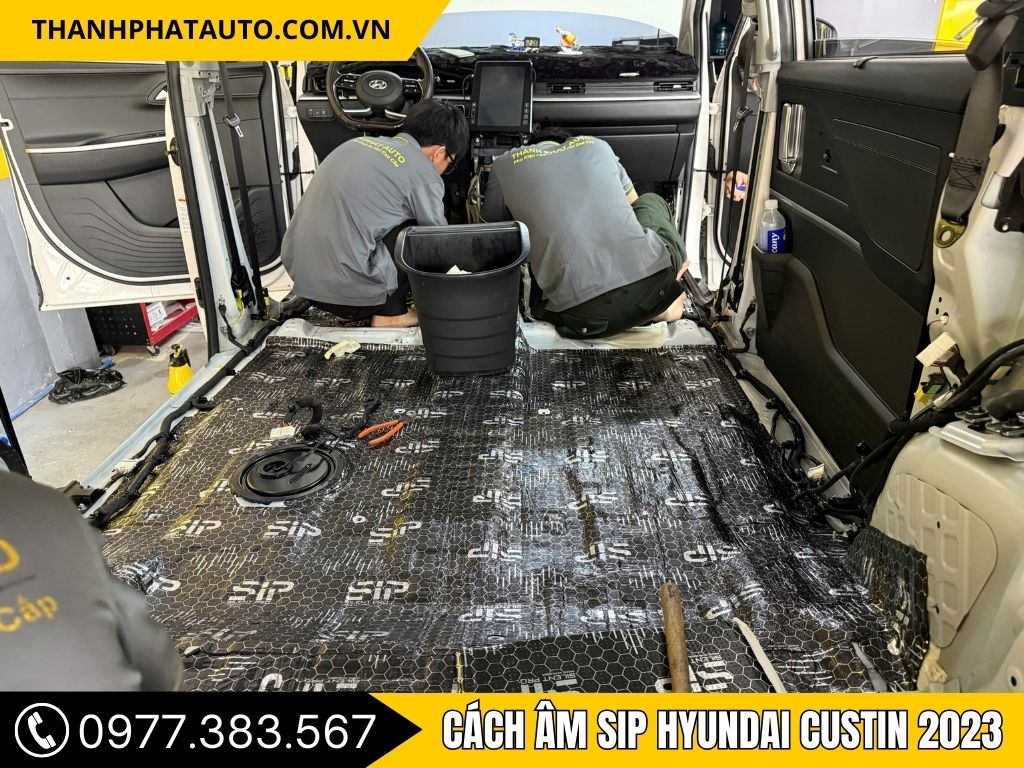  Cách Âm SIP Hyundai Custin 2023 