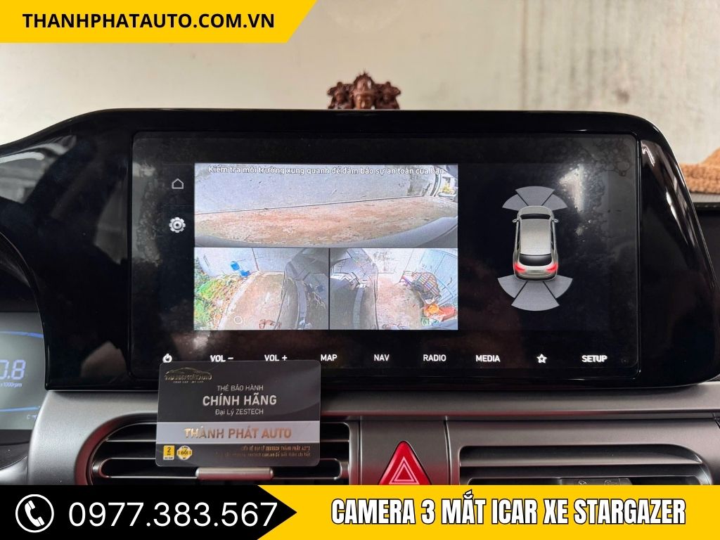 Hình Ảnh Camera 3 Mắt Icar Xe Stargazer