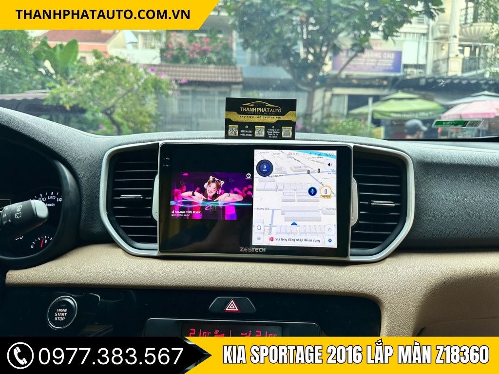 Hình Ảnh Kia Sportage 2016 Lắp Màn Z18360