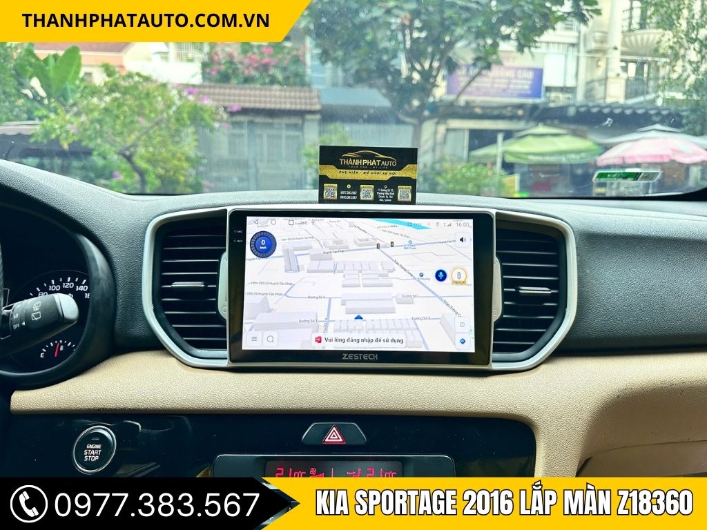 Hình Ảnh Kia Sportage 2016 Lắp Màn Z18360