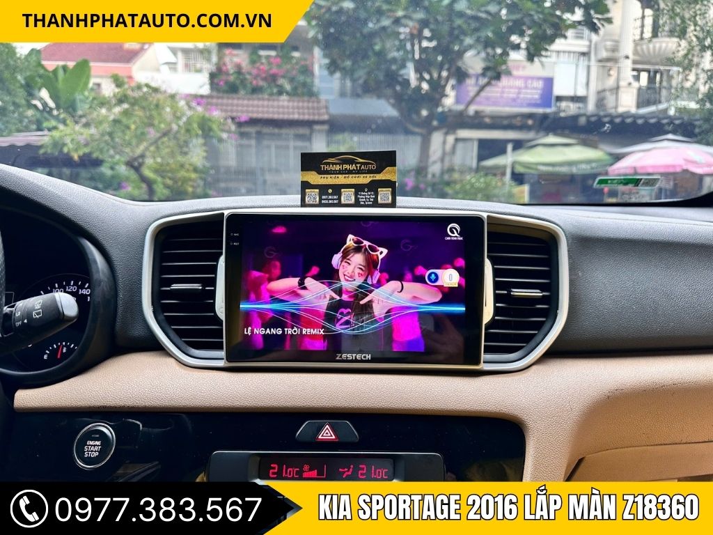 Hình Ảnh Kia Sportage 2016 Lắp Màn Z18360