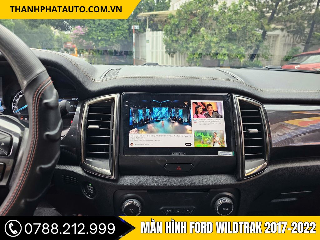Hình Ảnh Màn Hình Ford Wildtrak 2017, 2018, 2019, 2020, 2021, 2022
