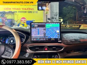 Hình Ảnh Màn Hình 13 Inch Cho Hyundai SantaFe 2019, 2020, 2021
