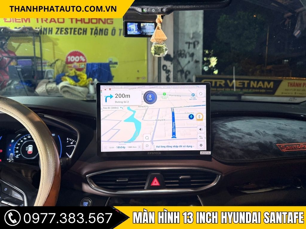 Màn Hình 13 Inch Cho Hyundai SantaFe