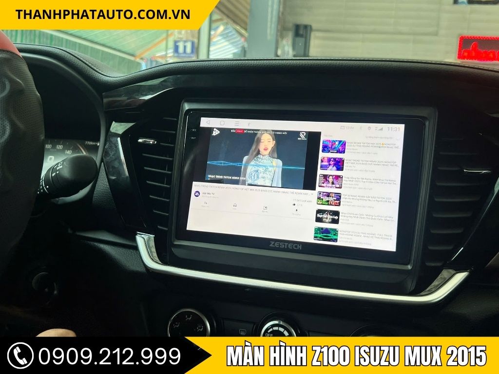 Màn Hình Z100 Cho Isuzu MU-X 2015