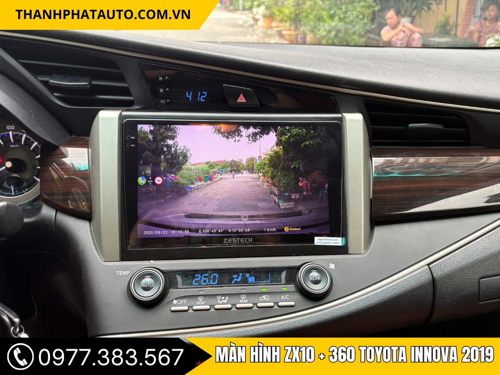 Hình Ảnh Màn Hình ZX10+ 360 Cho Innova 2019