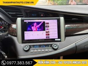 Hình Ảnh Màn Hình ZX10+ 360 Cho Innova 2019