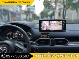 Hình Ảnh Màn Hình Zestech 2 Hệ Mazda CX5 2025
