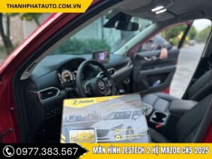 Hình Ảnh Màn Hình Zestech 2 Hệ Mazda CX5 2025