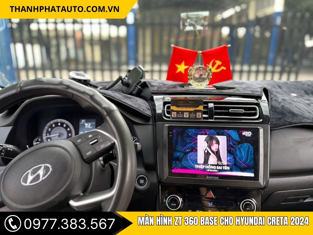 Màn Hình ZT360 Base Cho Hyundai Creta 2024