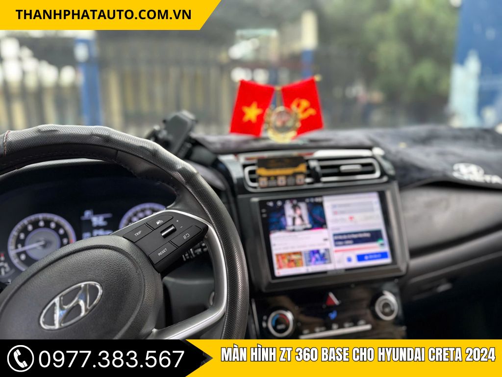 Màn Hình ZT360 Base Cho Hyundai Creta 2024