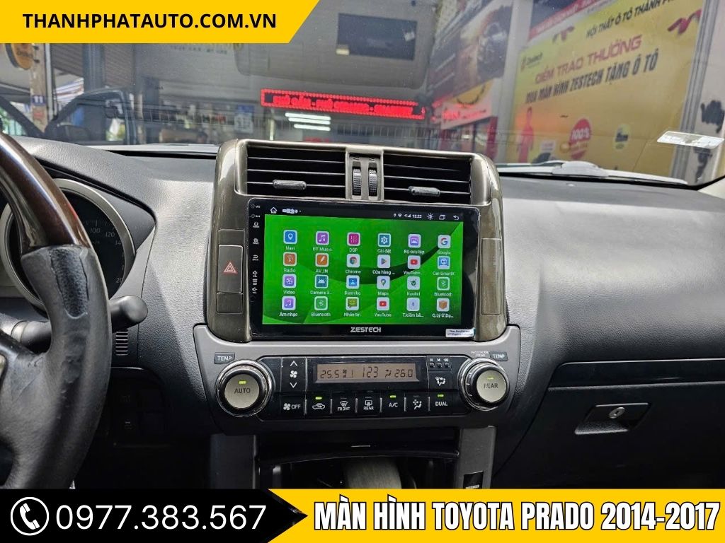 Hình Ảnh Màn Hình Toyota Prado 2014, 2015, 2016, 2017