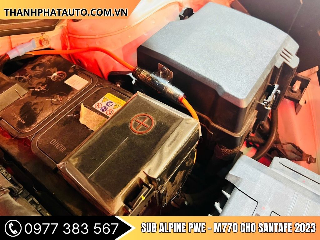 Sub Alpine PWE-M770 Cho Santafe 2023