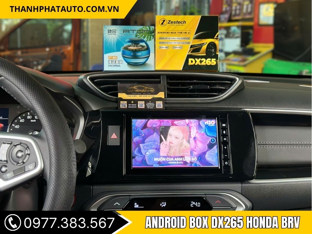 Android Box DX265 Xe Honda BRV – Biến Màn Hình Zin Thành Android Thông Minh