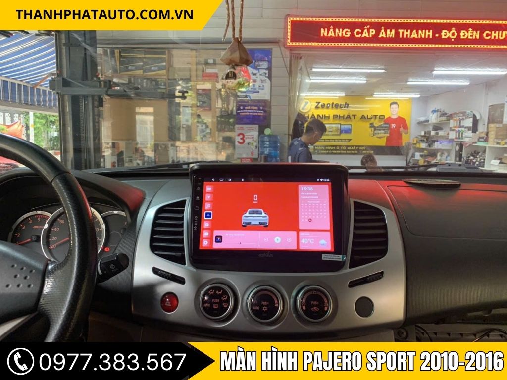 Hình Ảnh Màn Hình Pajero Sport 2010, 2011, 2012, 2013, 2014, 2015, 2016