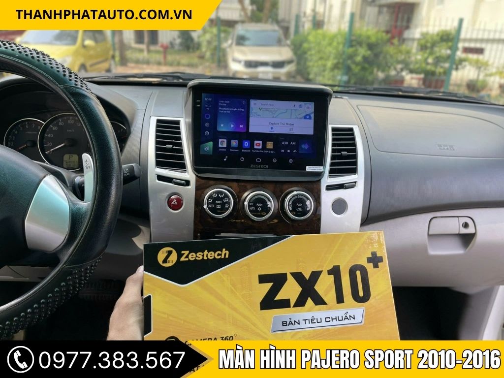 Hình Ảnh Màn Hình Pajero Sport 2010, 2011, 2012, 2013, 2014, 2015, 2016