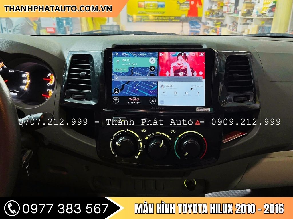 Màn Hình Toyota Hilux 2010-2016