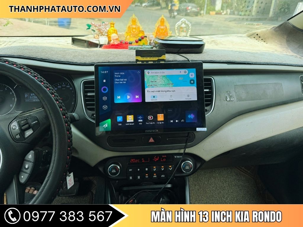 Màn Hình 13 Inch Kia Rondo