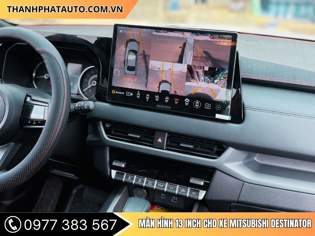 Màn Hình 13 Inch Cho Xe Mitsubishi Destinator