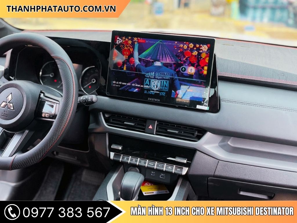 Màn Hình 13 Inch Cho Xe Mitsubishi Destinator