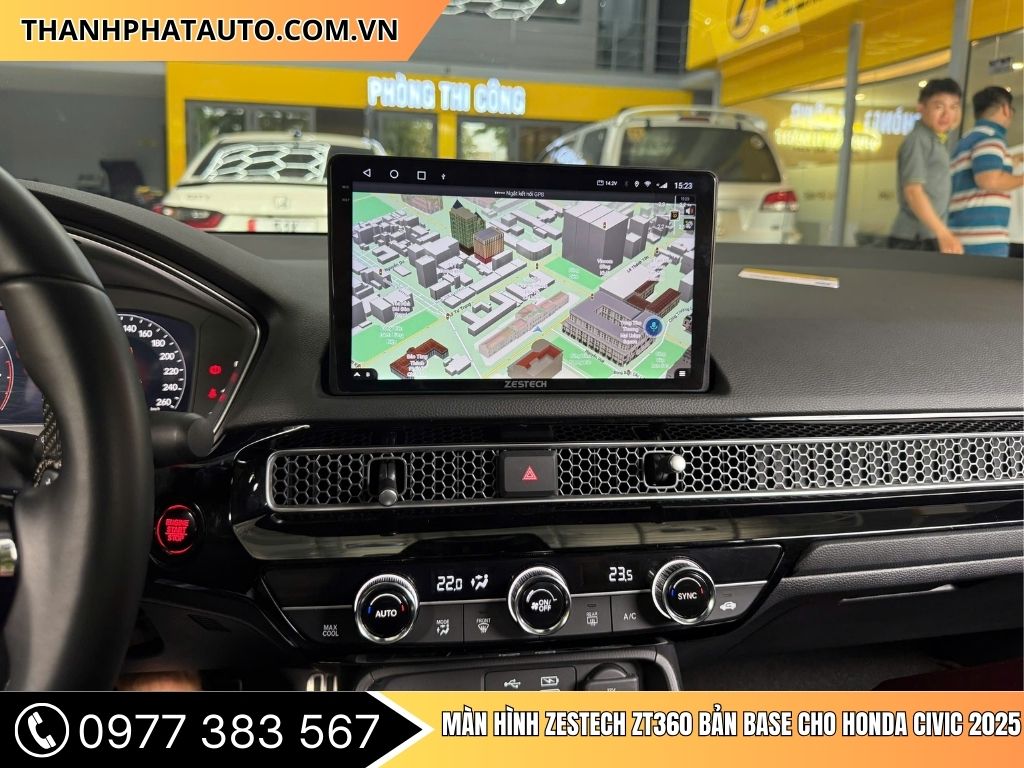 Màn Hình Zestech ZT360 Bản Base Cho Honda Civic 2025
