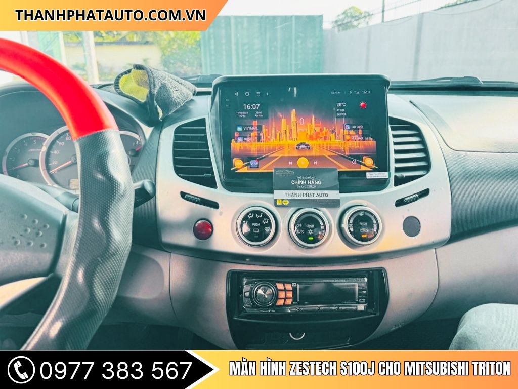Màn Hình Zestech S100J Cho Mitsubishi Triton