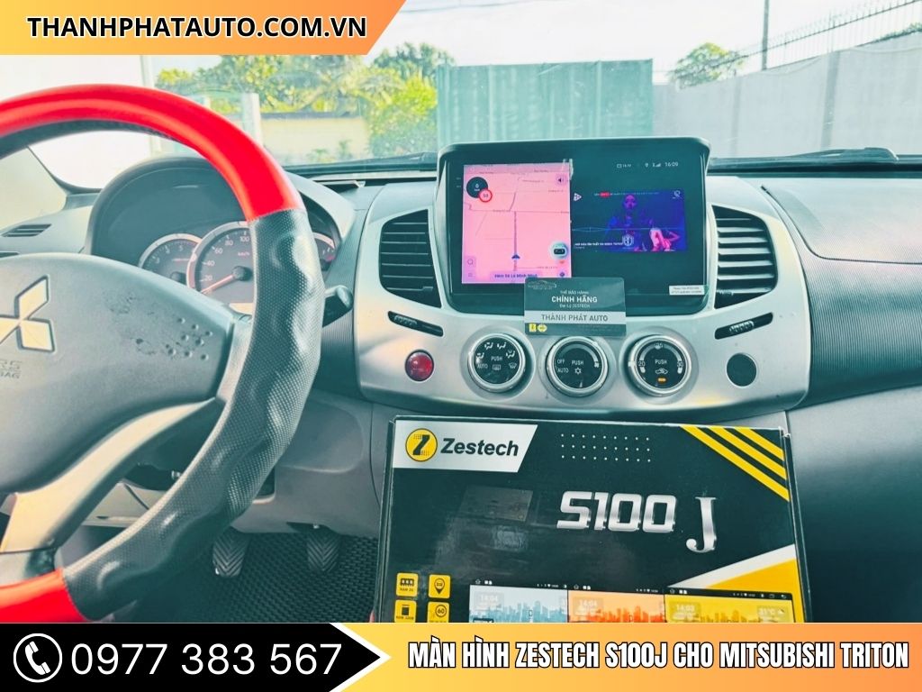 Màn Hình Zestech S100J Cho Mitsubishi Triton