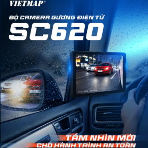 Gương Điện Tử VIETMAP SC620 – Xóa Điểm Mù, Tăng An Toàn Khi Lái Xe