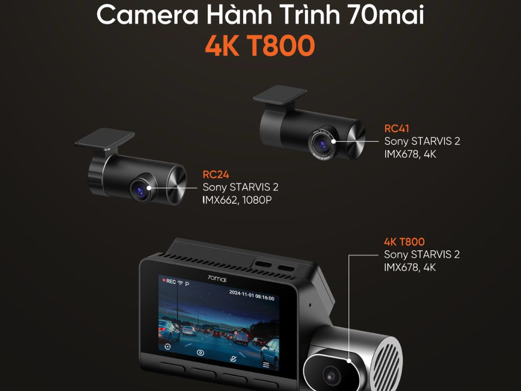 Camera Hành Trình 70mai T800