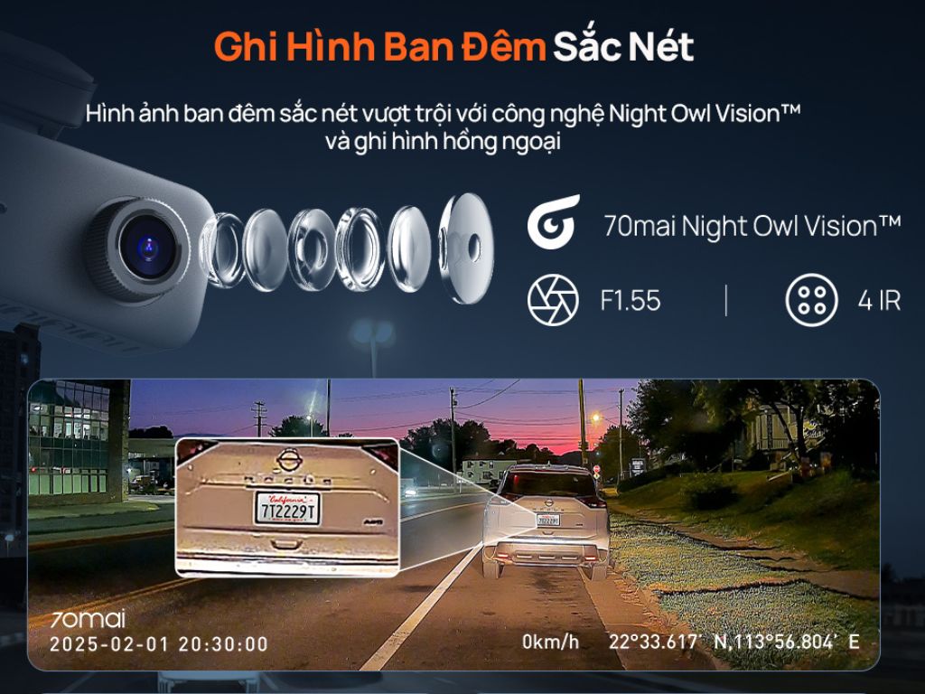 Camera Hành Trình 70MAI T400