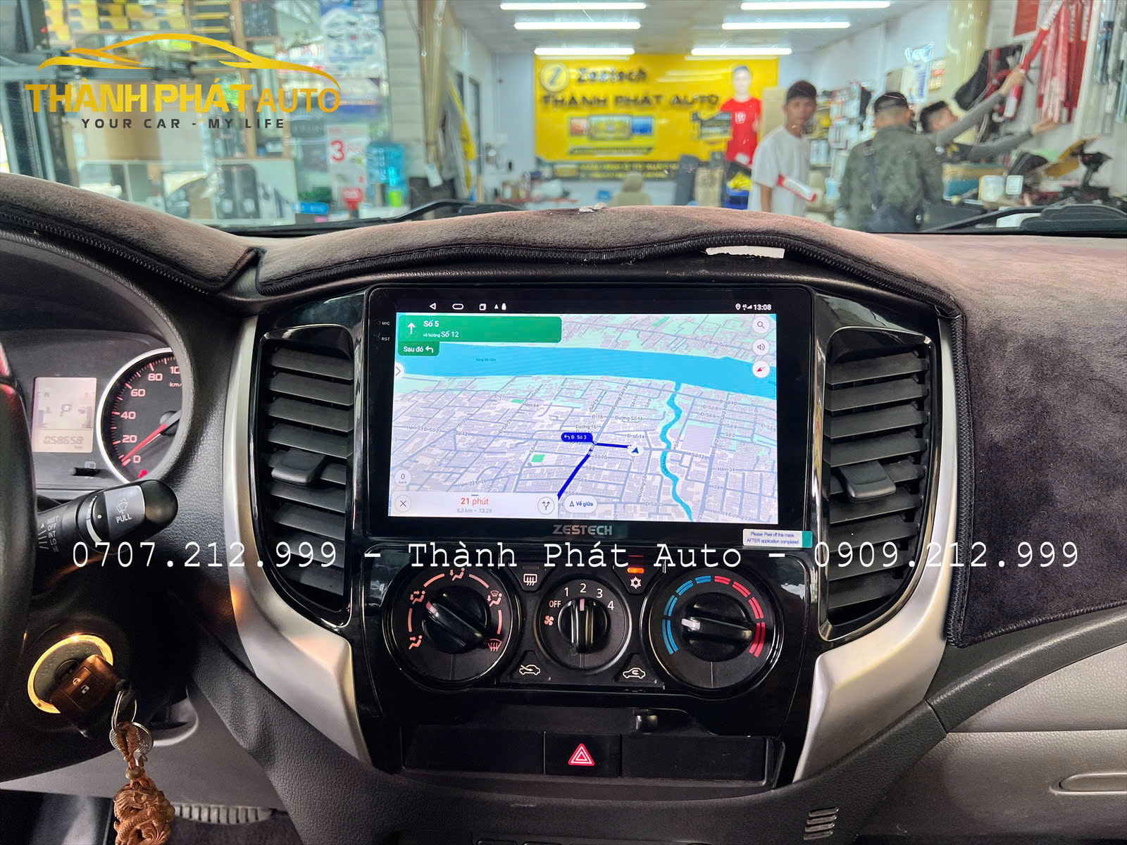 Màn Hình Android Mitsubishi Triton 2021 Chính Hãng Lắp Đặt Tận Nơi chính hãng