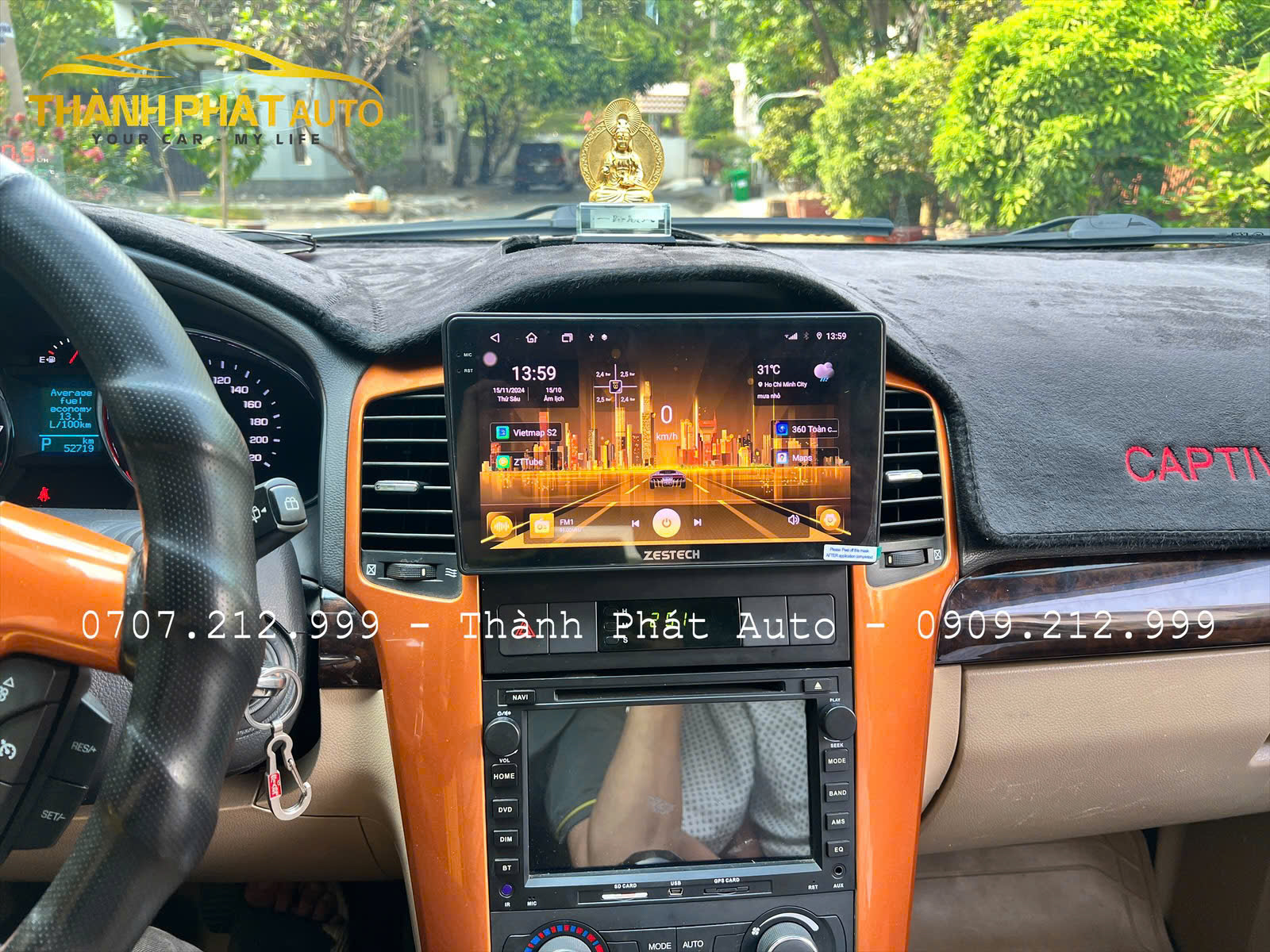 Màn Hình Android Chevrolet Captiva 2010 Chính Hãng Lắp Đặt Tận Nơi TPHCM chính hãng