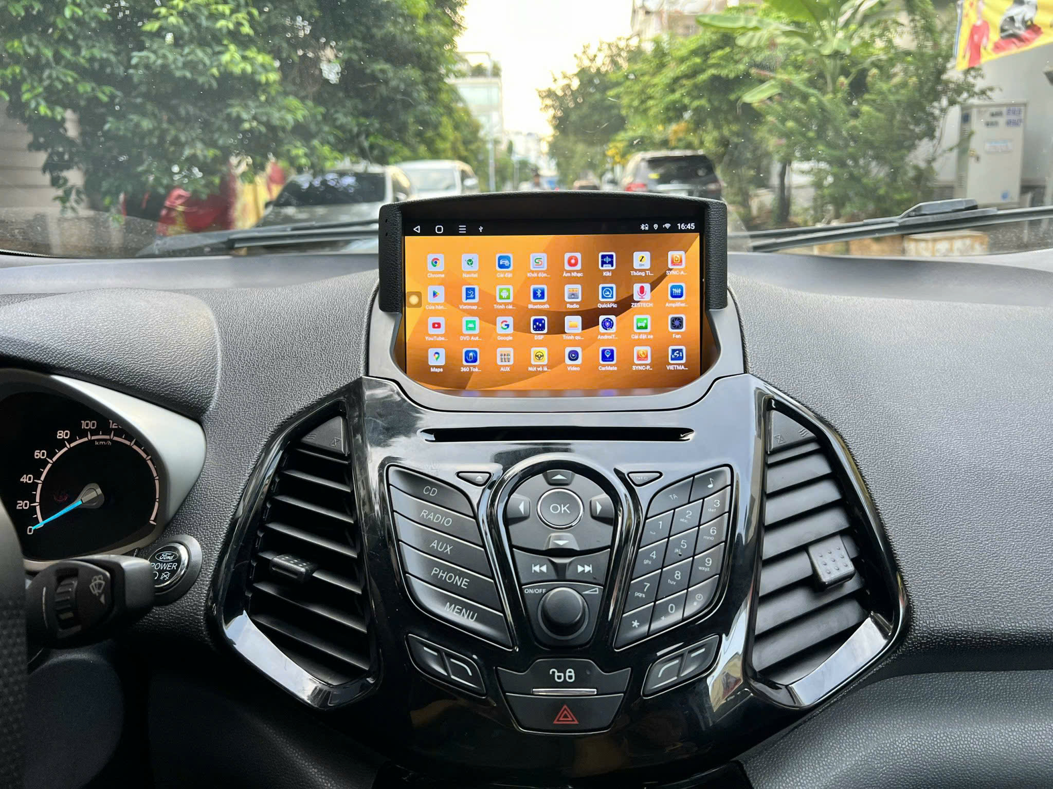 Màn Hình Android Ford Ecosport 2016 Chính Hãng, Lắp Đặt Tận Nơi chính hãng