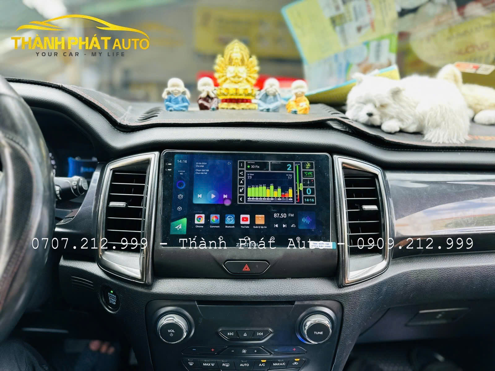 Màn Hình Android Ford Everest 2017 Chính Hãng, Lắp Đặt Tận Nơi TPHCM - Ảnh 7