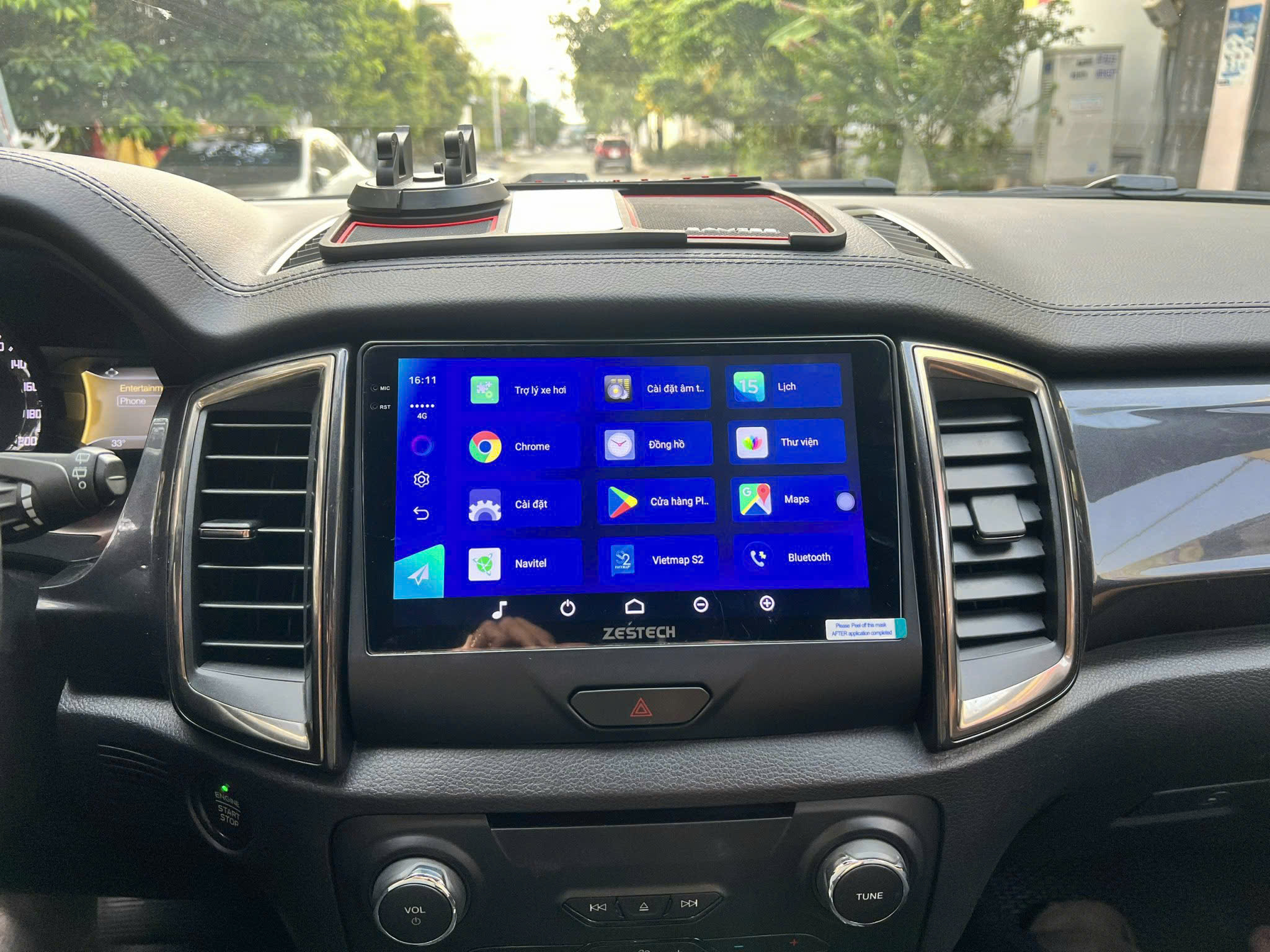 Màn Hình Android Ford Everest 2017 Chính Hãng, Lắp Đặt Tận Nơi TPHCM chính hãng