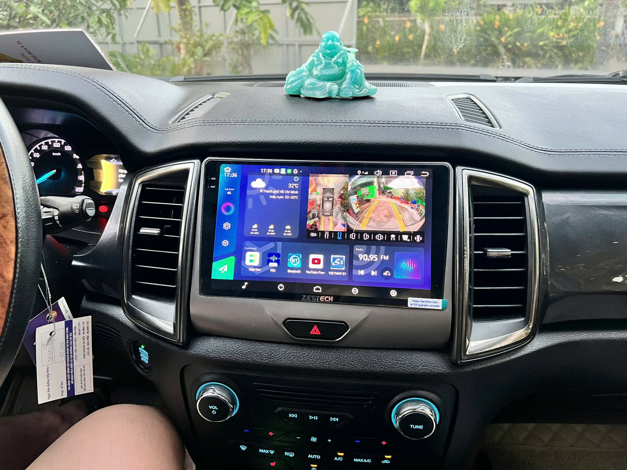 Màn Hình Android Ford Everest 2017 Chính Hãng, Lắp Đặt Tận Nơi TPHCM