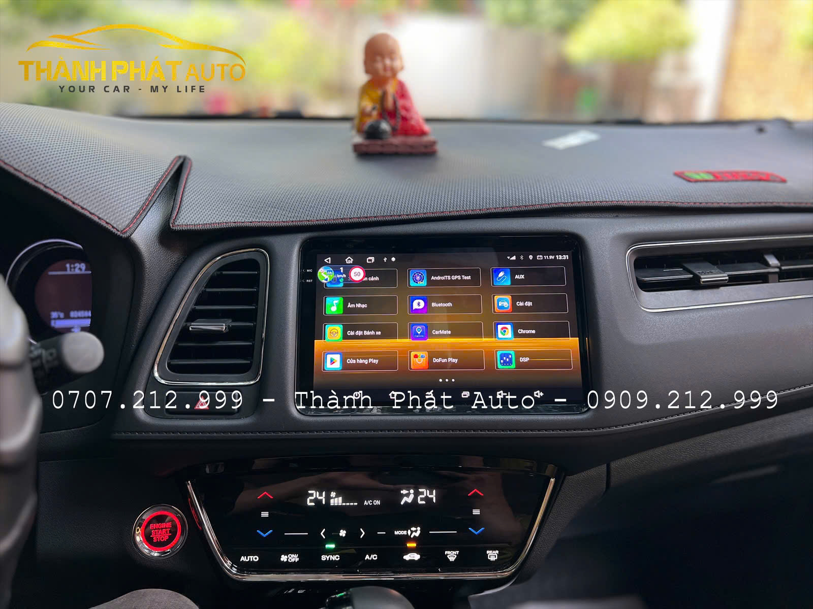 Màn Hình Android Honda HRV 2020 Chính Hãng Zestech Lắp Đặt Tận Nơi chính hãng