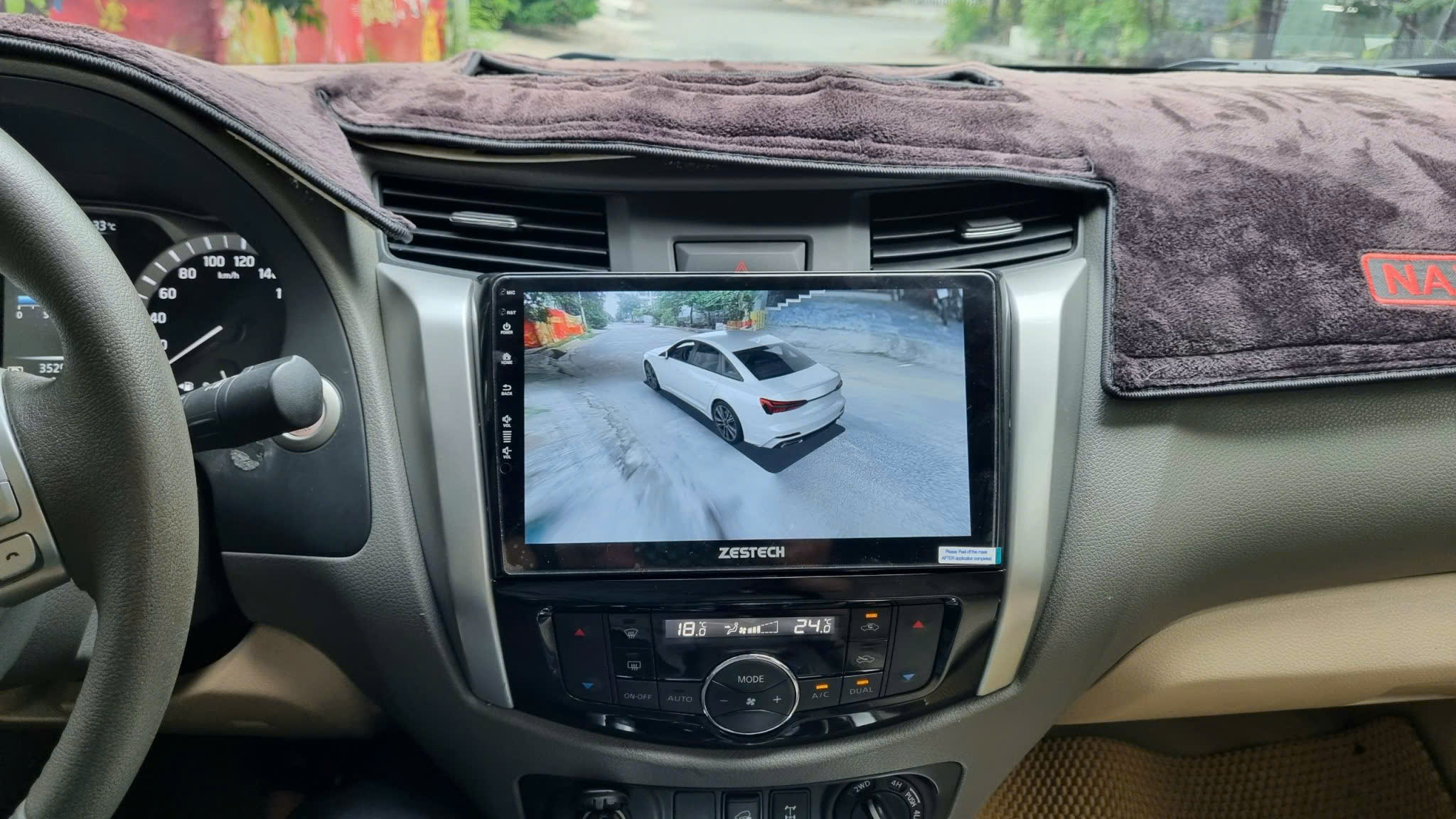 Màn Hình Android Nissan Terra 2018 Chính Hãng Tích Hợp Đa Nhiệm chính hãng