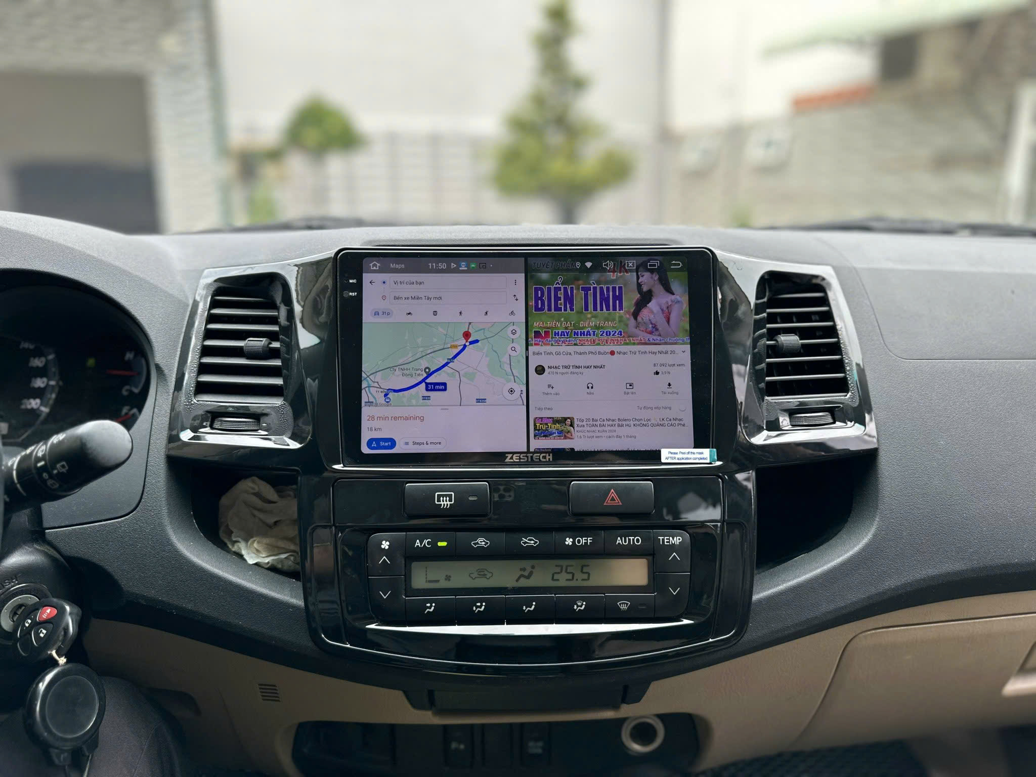 Màn Hình Android Toyota Fortuner 2010 Chính Hãng, Lắp Đặt Tận Nơi TPHCM chính hãng