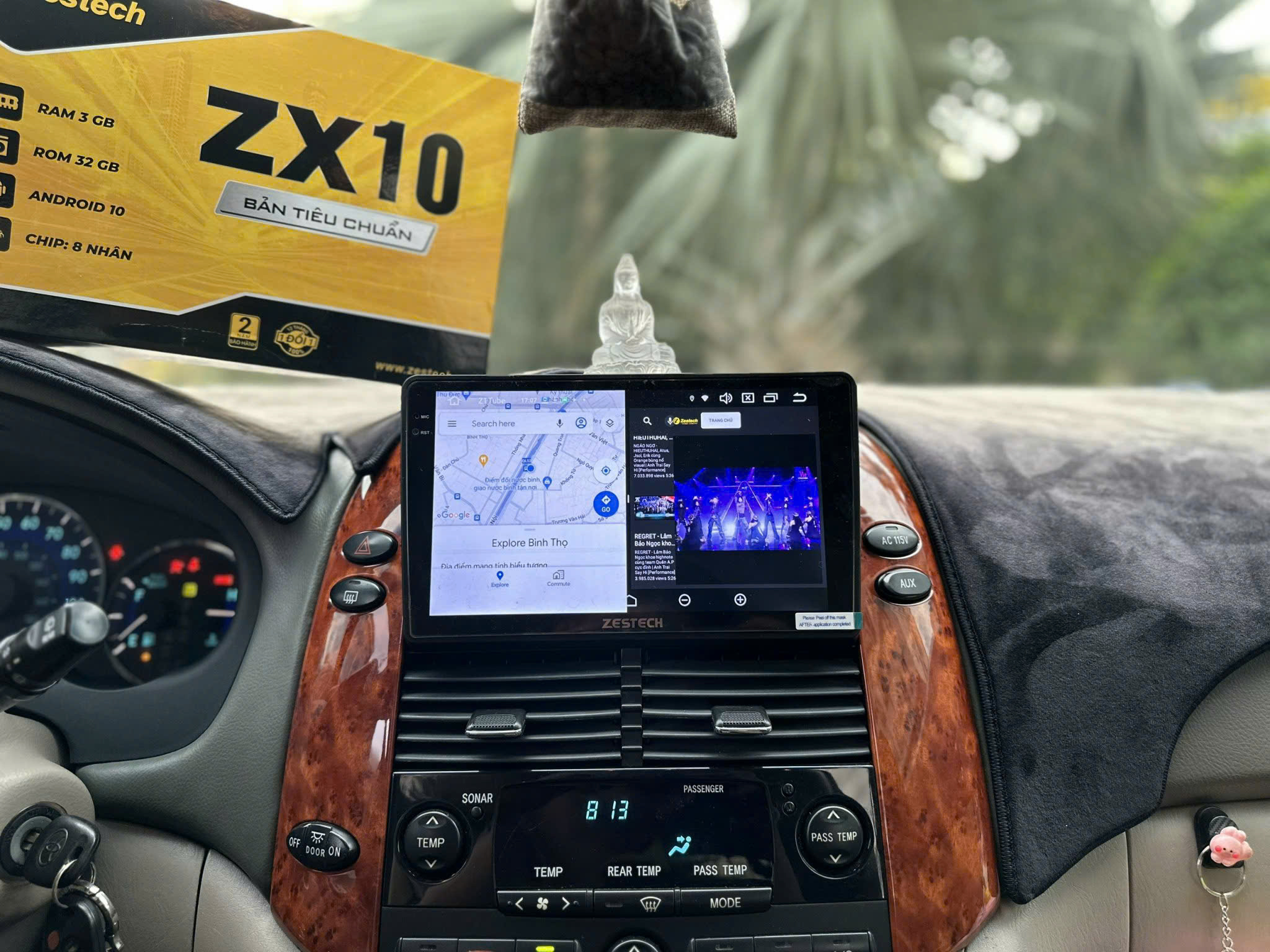 Màn Hình Android Toyota Sienna 2010 Chính Hãng Cấu Hình Cao Lắp Tận Nơi chính hãng