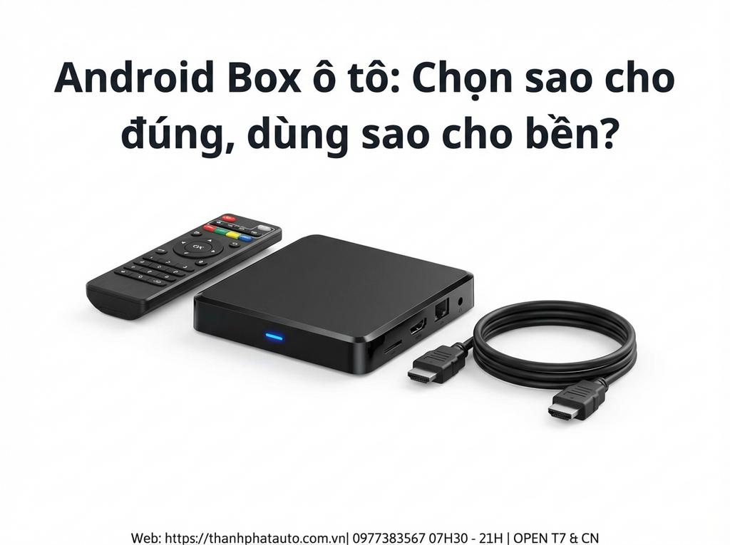 Android Box ô tô: Chọn sao cho đúng, dùng sao cho bền?